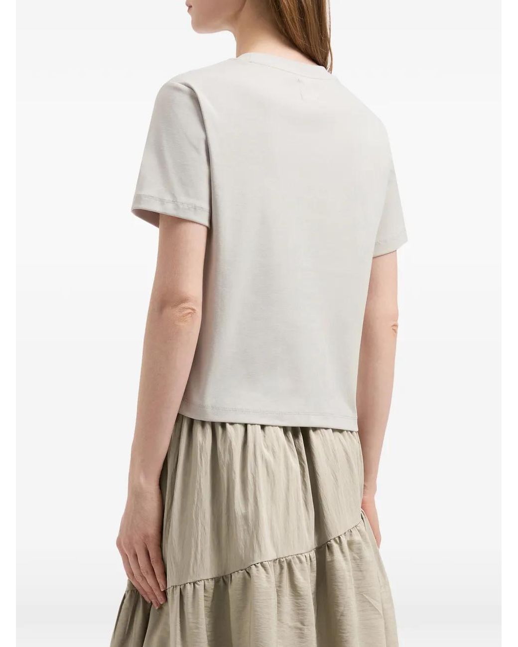 B+ AB Gray Ring-Detail T-Shirt