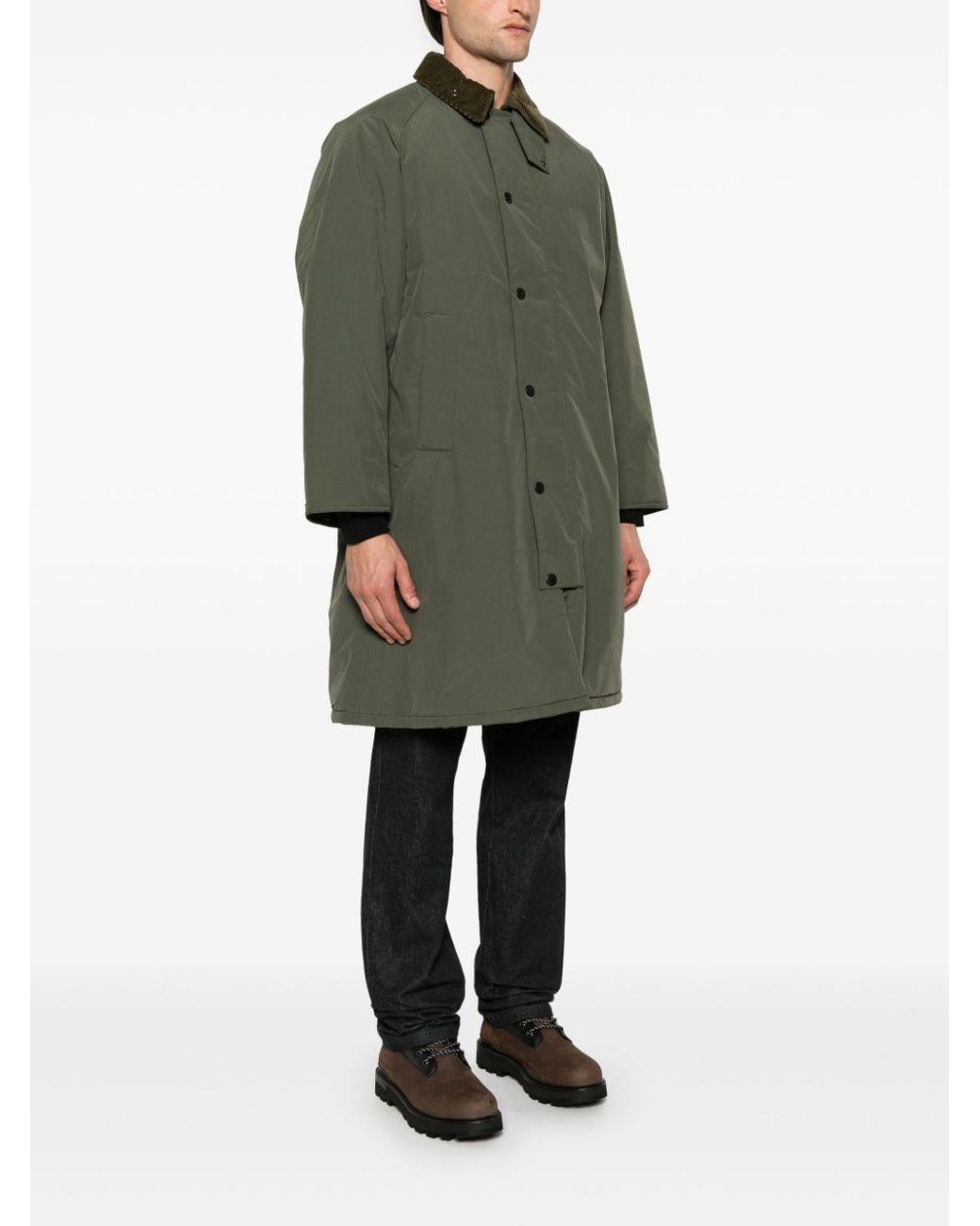 Barbour Exmoor Coat in Green for Men | Lyst