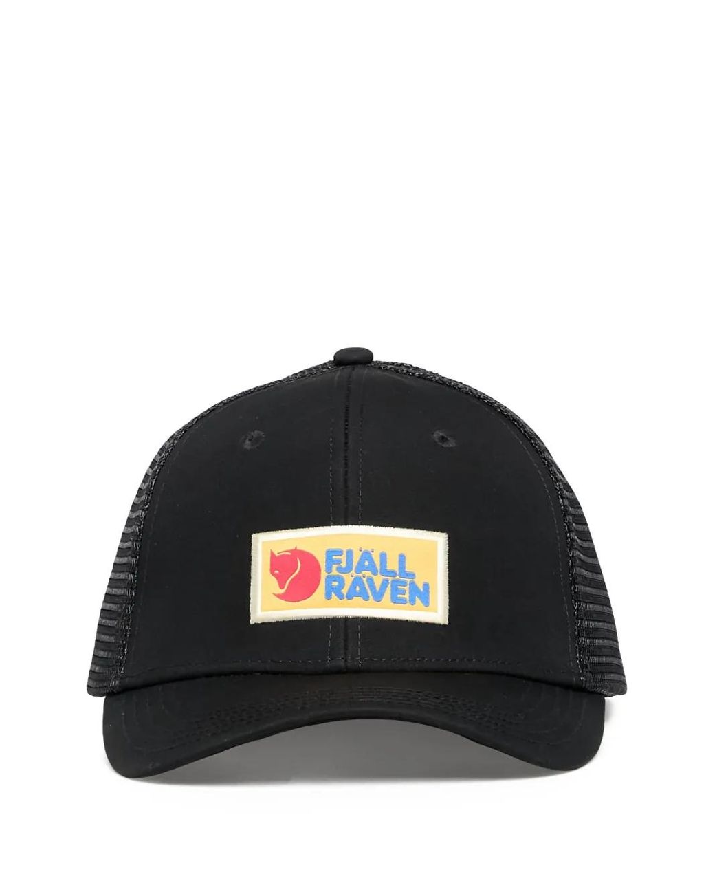 Fjallraven Black Vardag Långtradarkeps Patch Cap