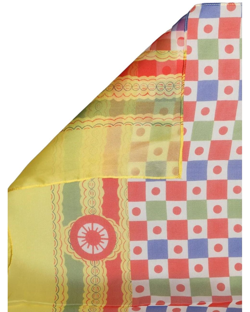 Dolce & Gabbana Gray Carretto Foulard Scarf