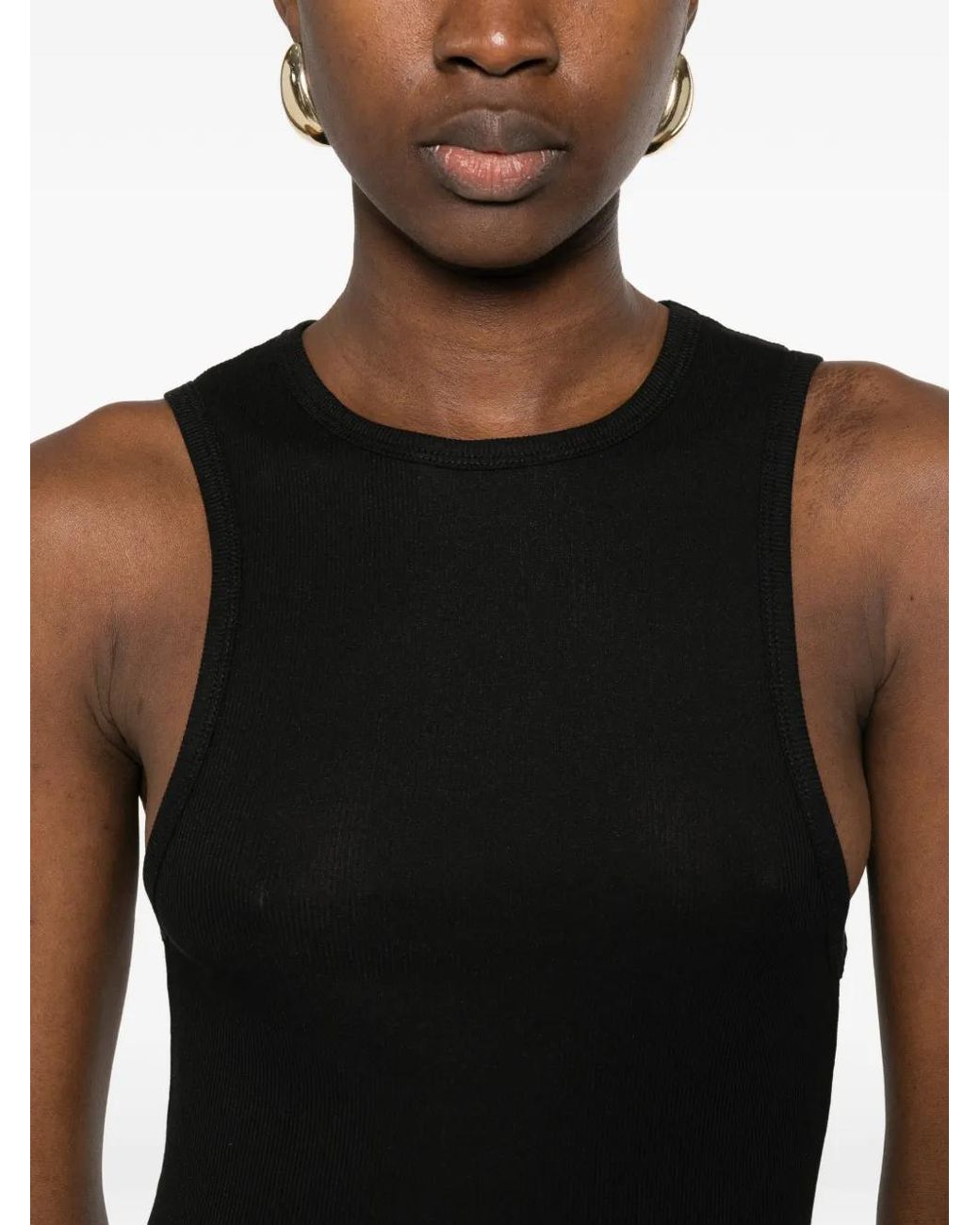 Wardrobe NYC Black Racer Dress