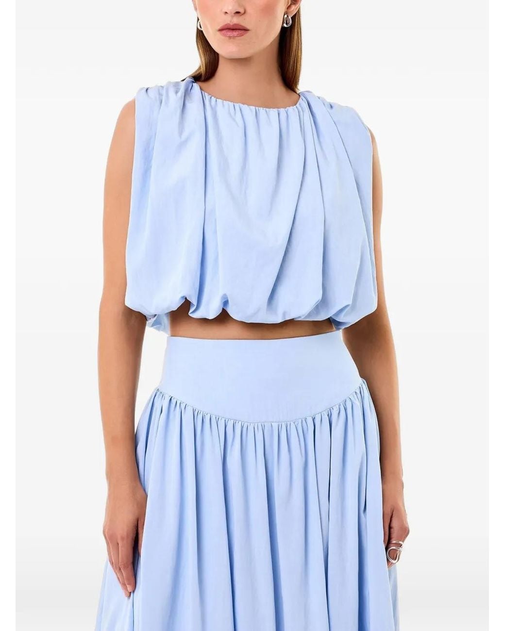 Top Nadira Nicholas de color Blue