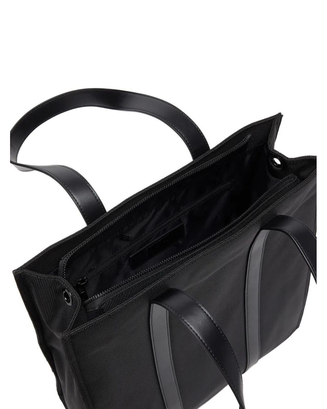 DIESEL Black Multi-Pocket Tote Bag