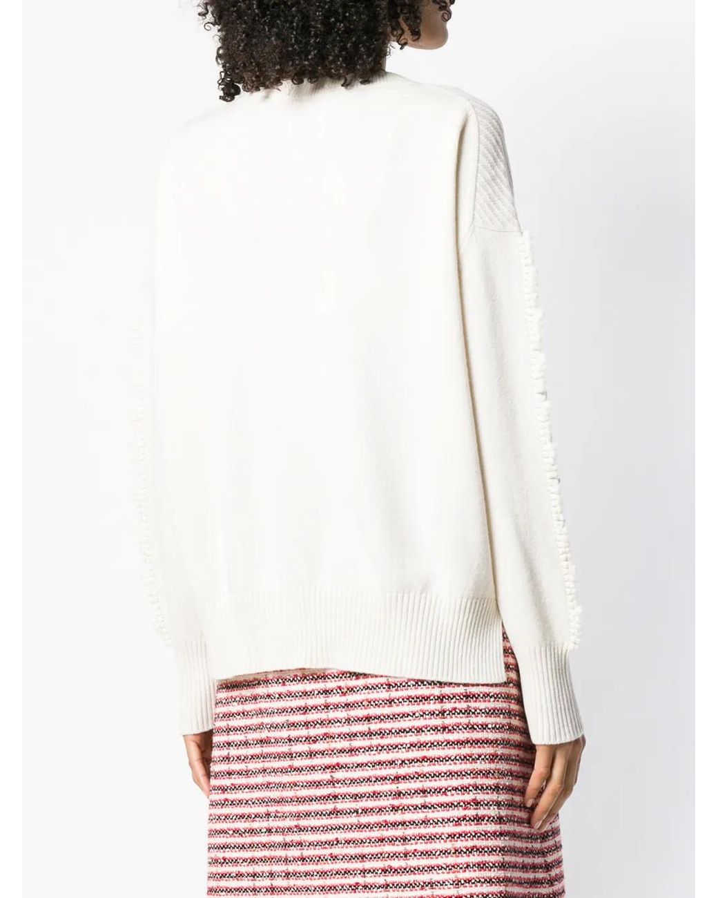 Barrie White Troisieme Dimension Cashmere V-Neck Pullover