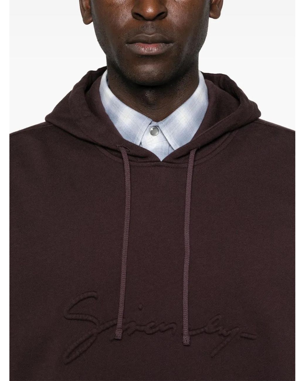 Givenchy Purple Logo Hoodie for men