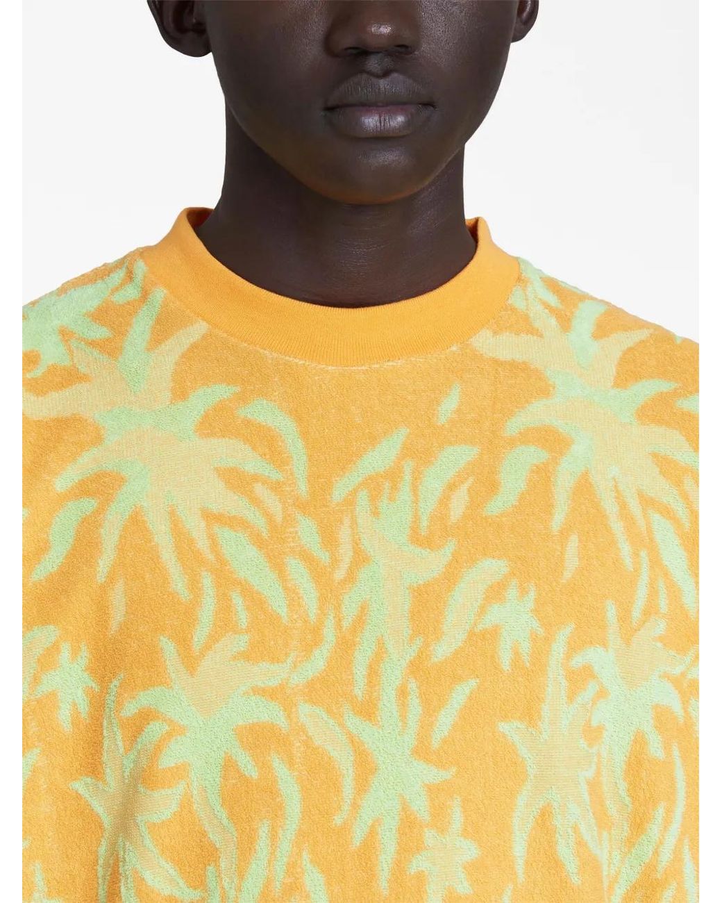 Marni Yellow T-Shirt À Imprimé Graphique for men