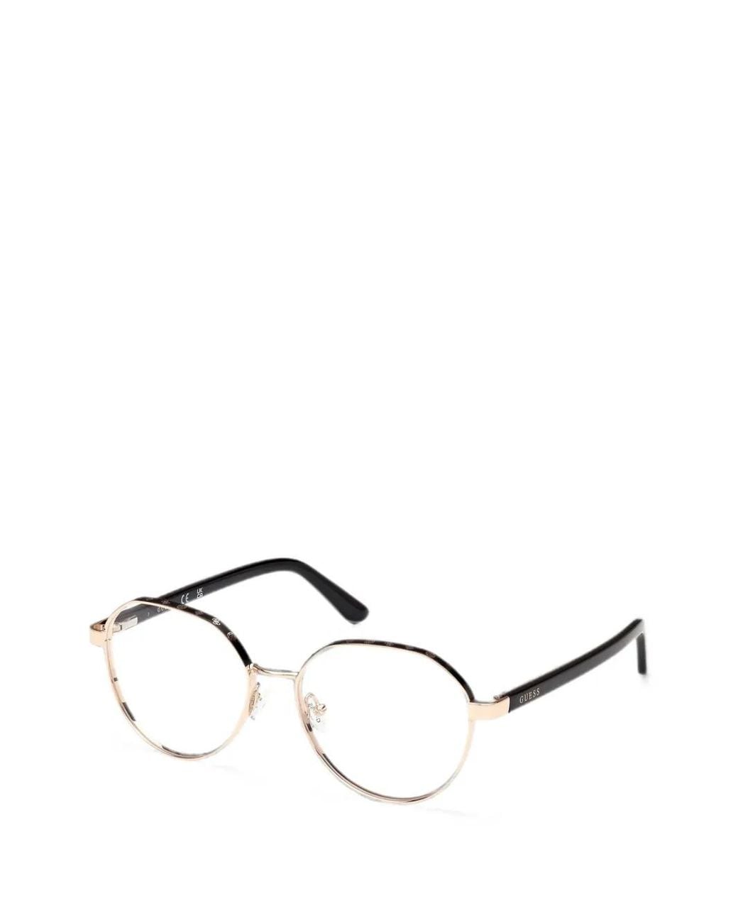 Guess Natural Round-Frame Glasses