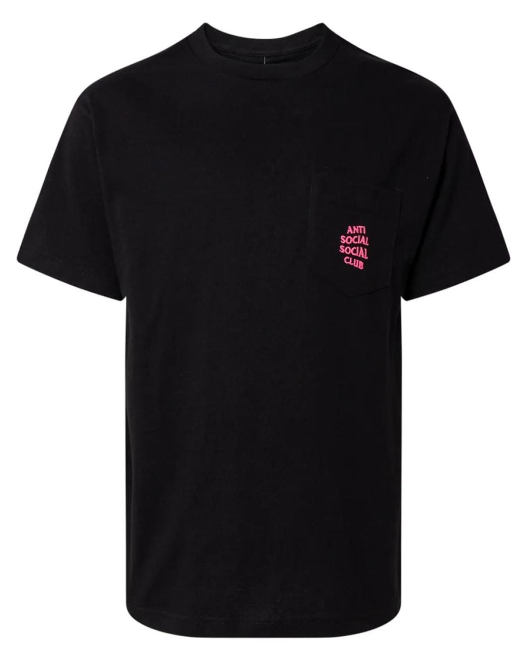 ANTI SOCIAL SOCIAL CLUB Black Cross My Heart Pocket T-Shirt for men