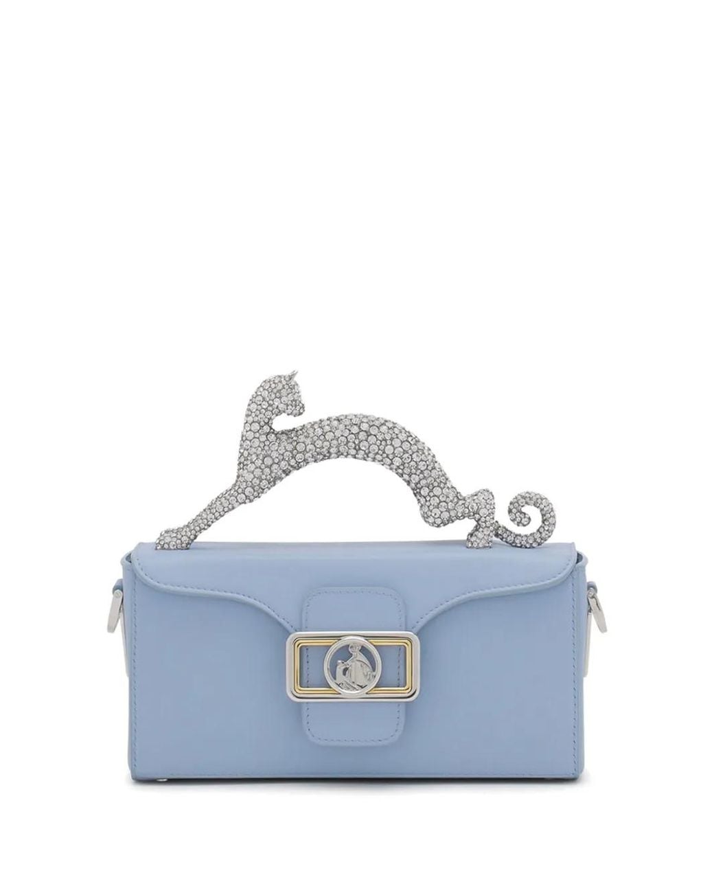 Borsa Tote Pencil Cat Mini di Lanvin in Blue