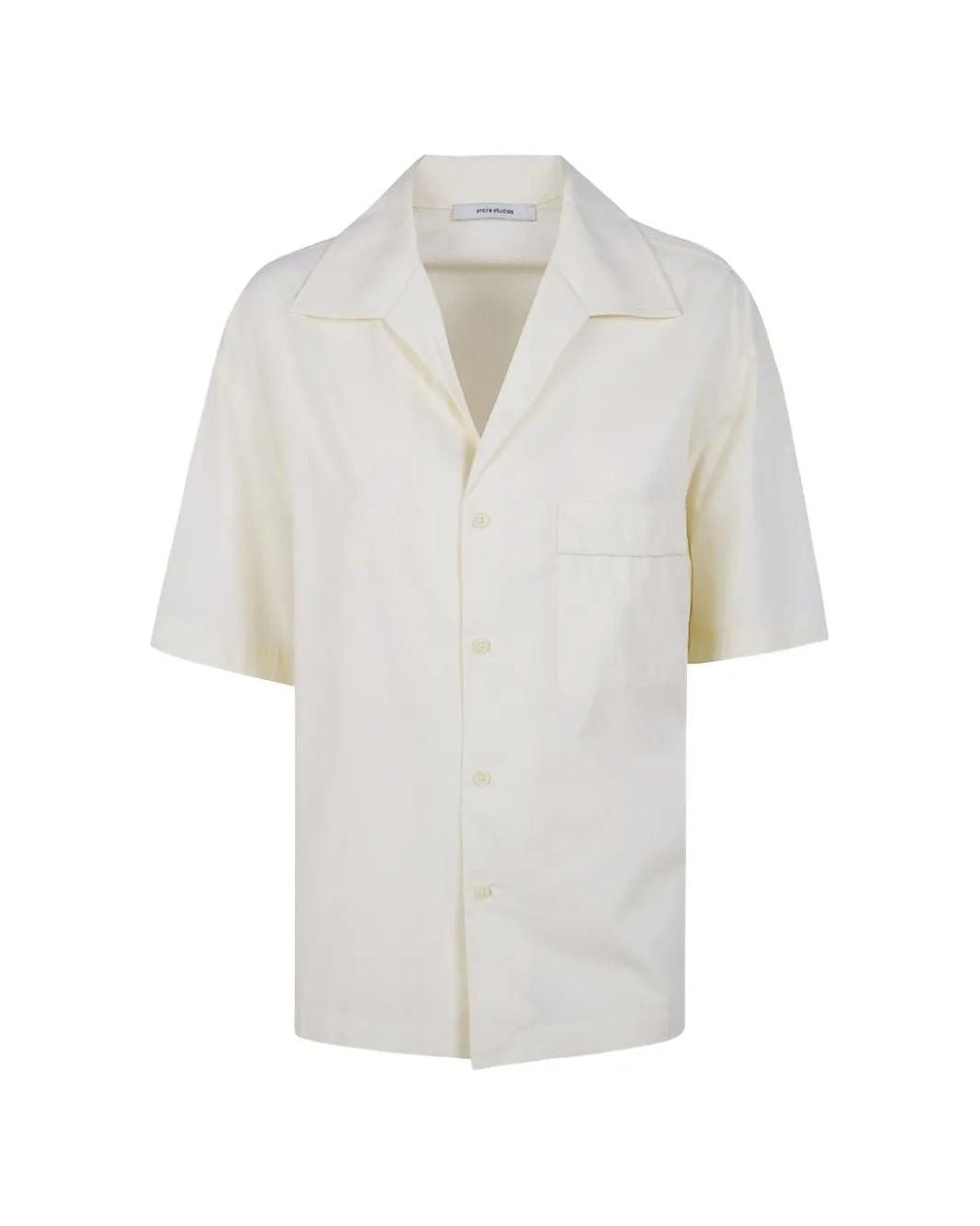 Entire studios White Chest-Pocket Buttoned Shirt