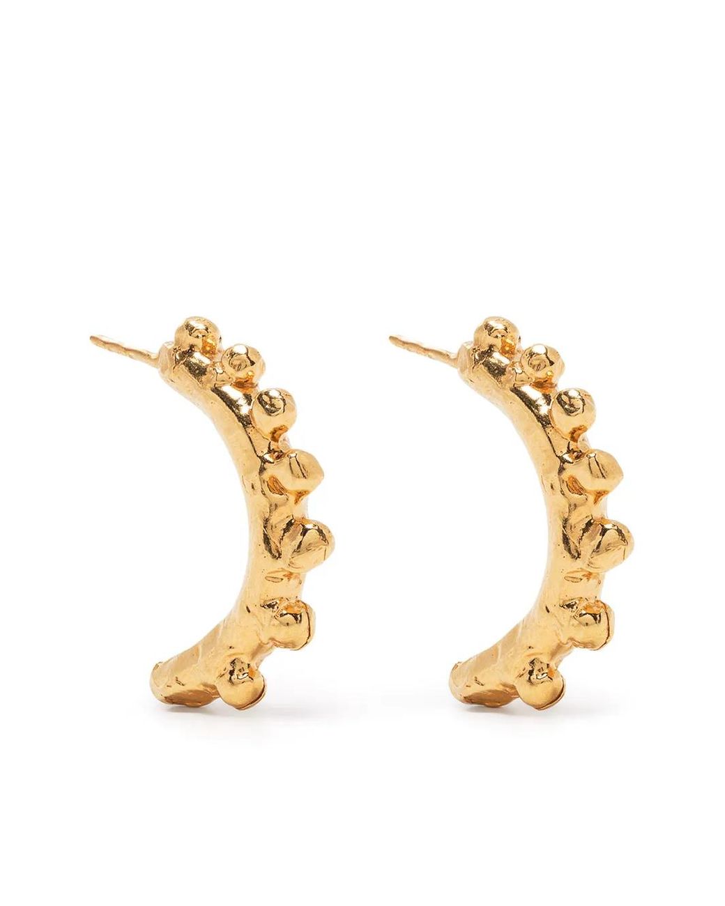 Alighieri Metallic The Ancestor Half-Hoop Earrings