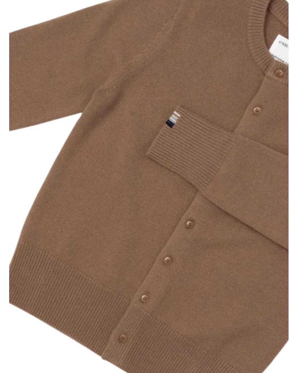Extreme Cashmere Brown Nº435 Little Lamb Cardigan