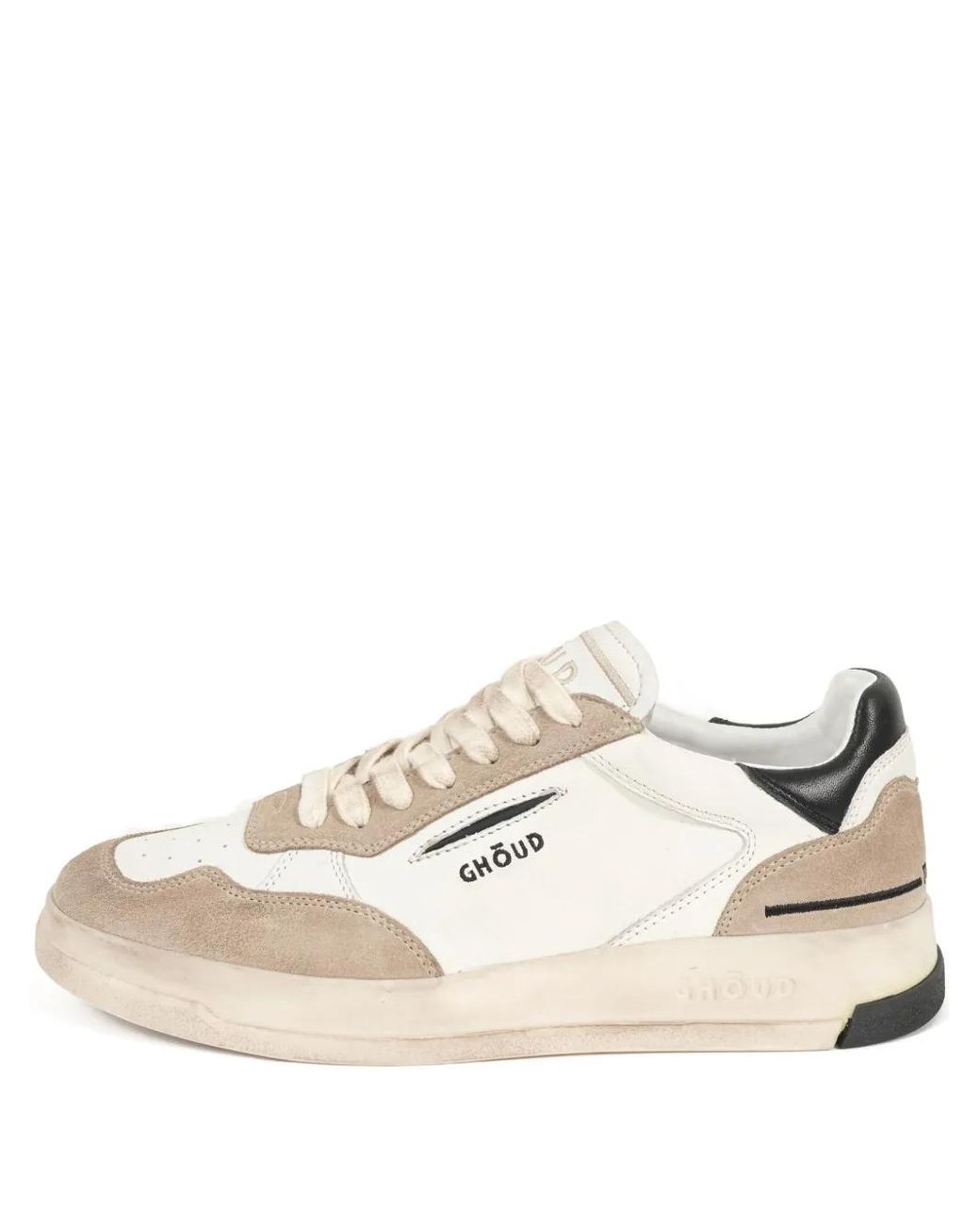 GHOUD VENICE White Lace-Up Sneakers for men