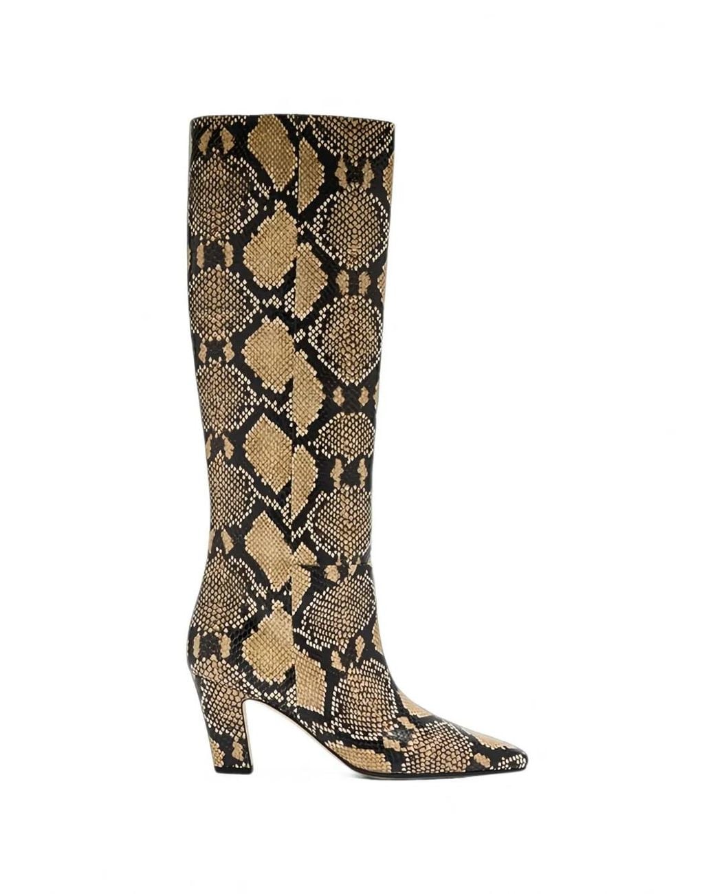 Aeyde White Silva Knee-High Boots