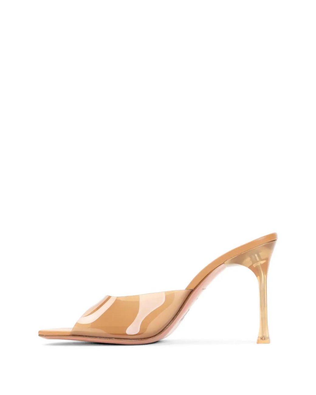 AMINA MUADDI Natural Alexa Heel Mules