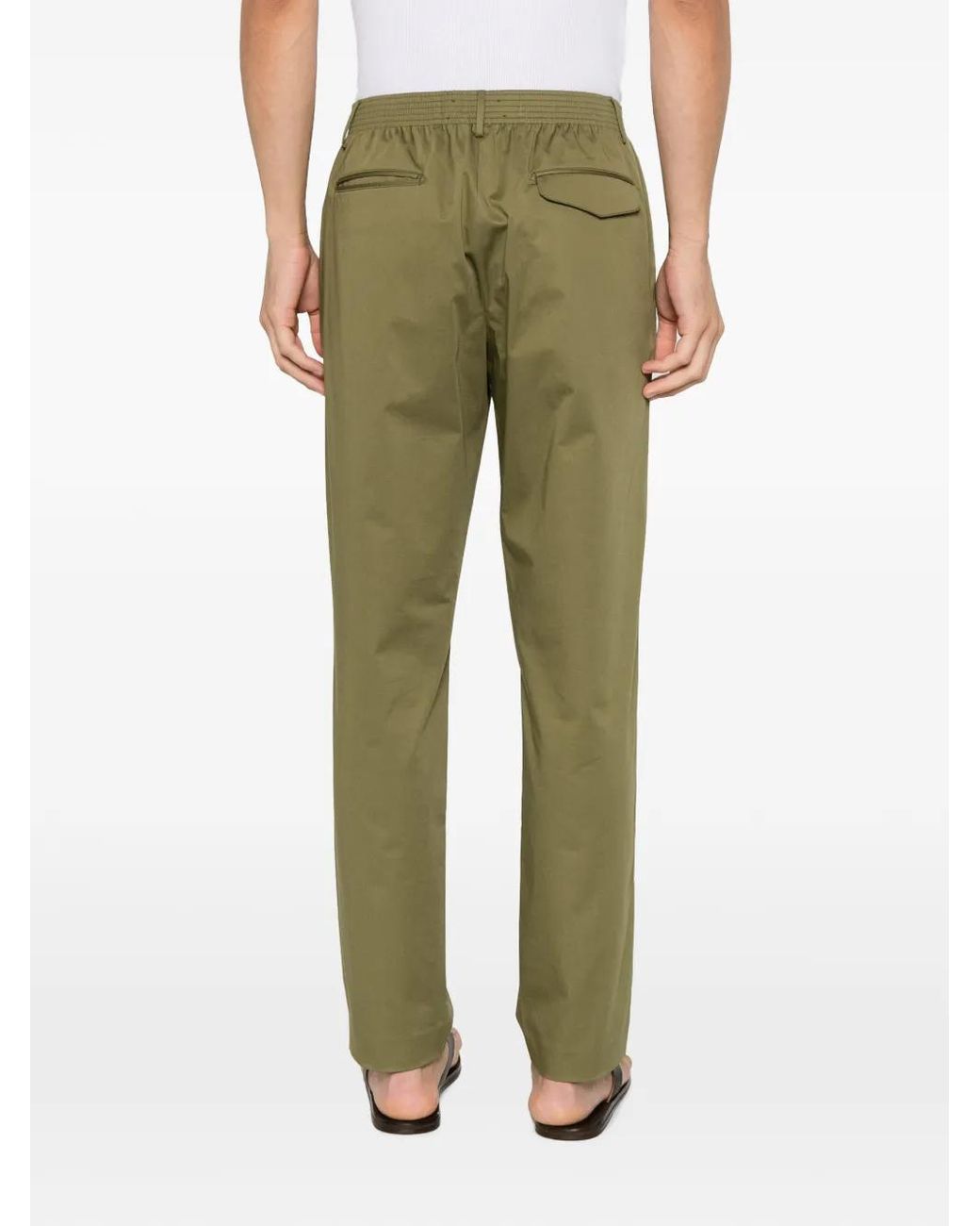 Cellar Door Green Pantalon Fuselé Ciak for men
