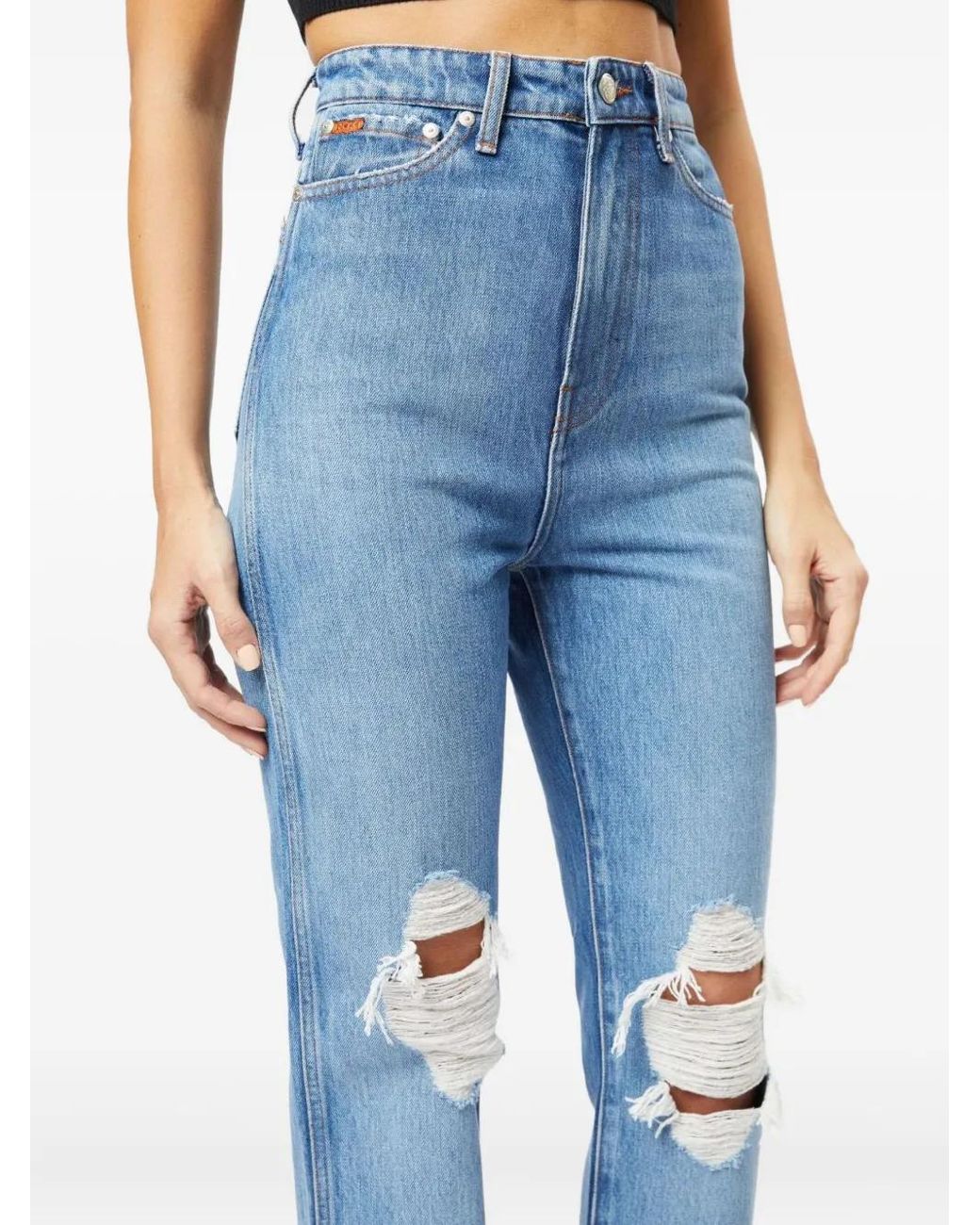 No44 Blue Joy Ripped Jeans