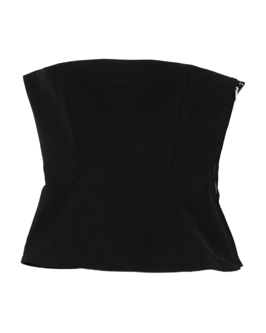 Jean Paul Gaultier Black Strapless Bodice Top