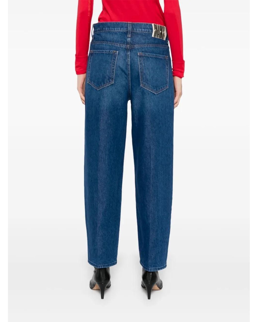 Mother Blue The Peeler Jeans