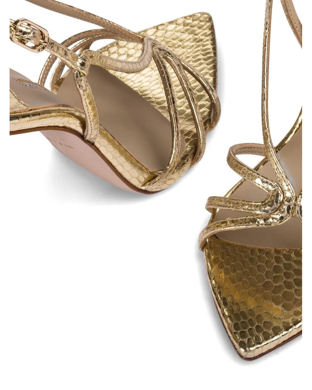 Le Silla White Eugenie Strappy Sandals