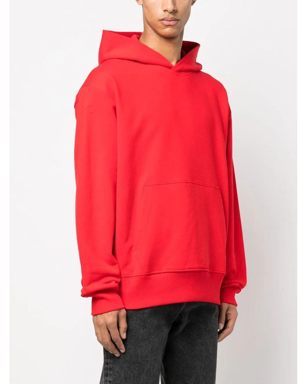 DIESEL Red Logo-Print Long-Sleeve Hoodie for men