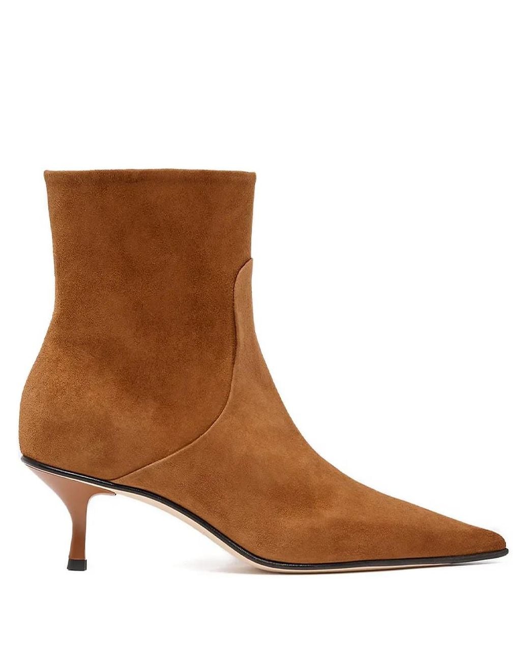 Scarosso Brown Jamie Pointed-Toe Boots