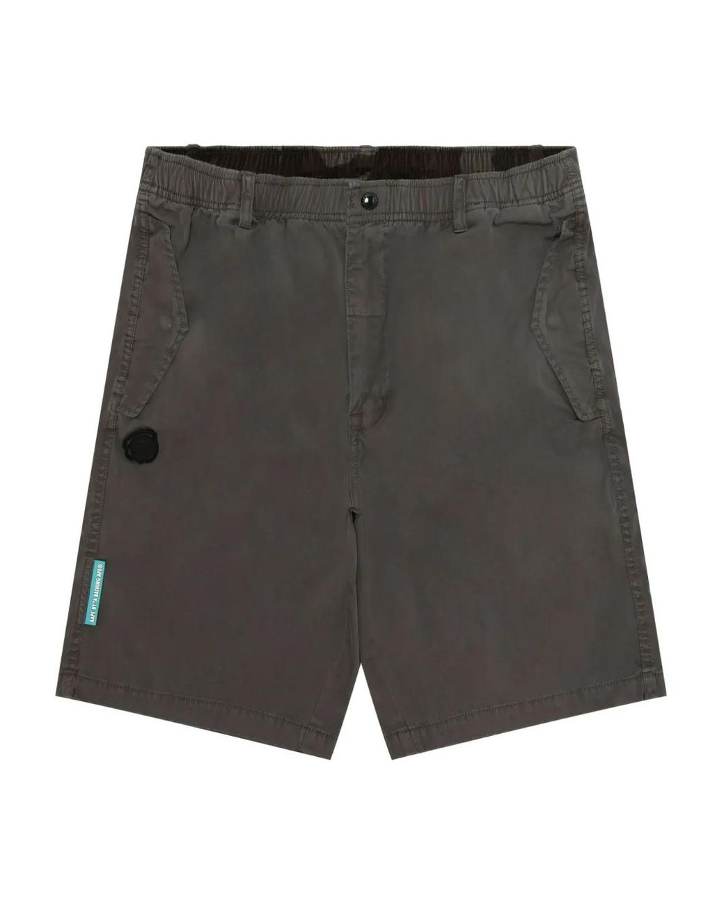 Bermudas Con Parche Del Logo Aape By A Bathing Ape de hombre de color Gray