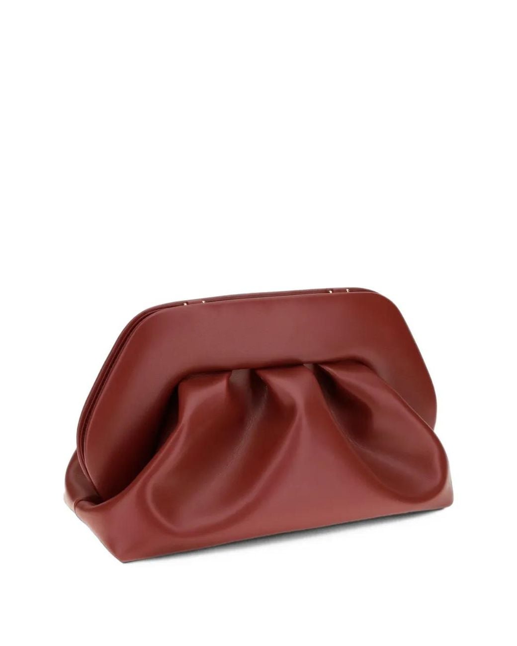 THEMOIRÈ Purple Bios Ruched Shoulder Bag