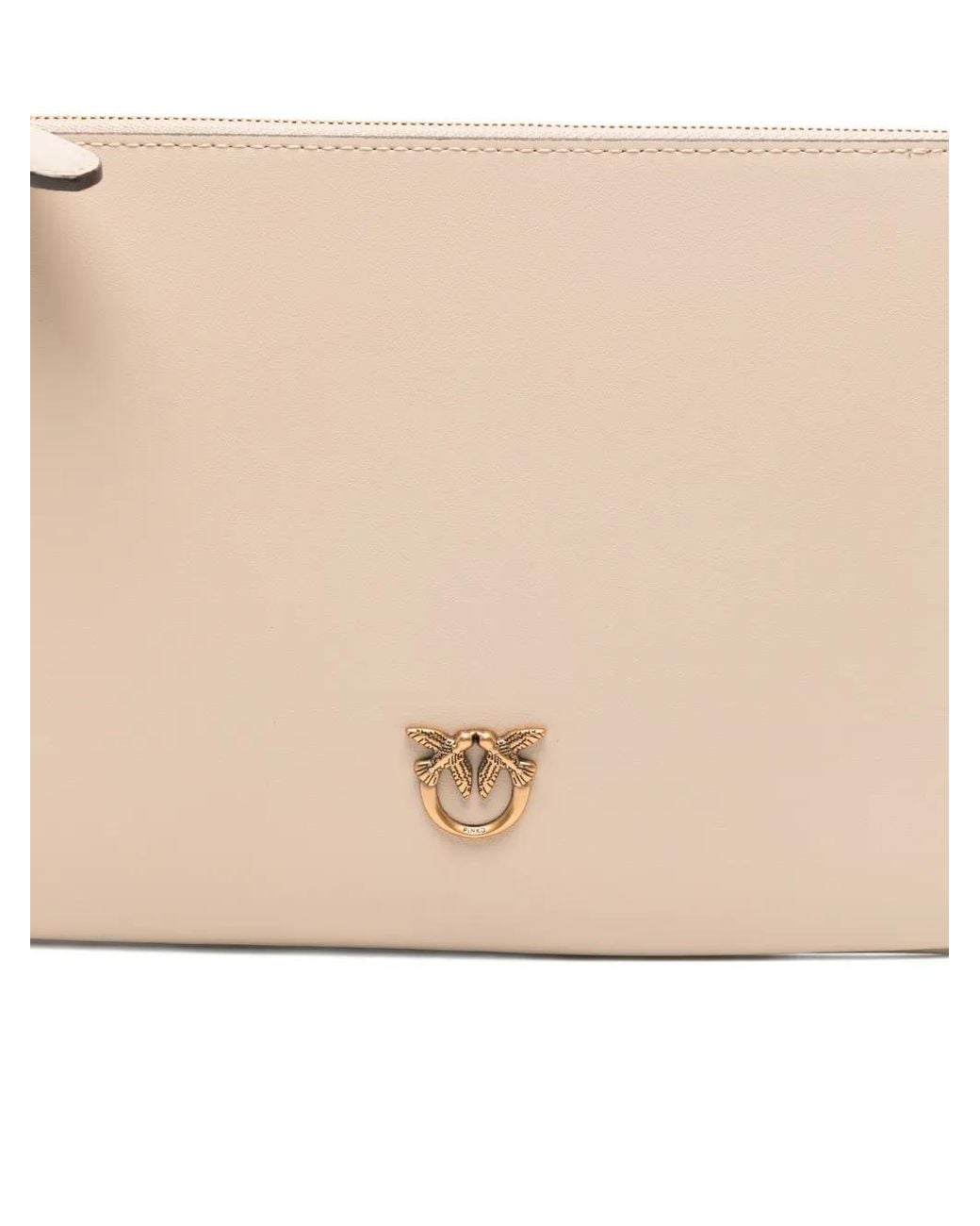 Pinko Natural Medium Shoulder Bag Flat Love Bag Simply