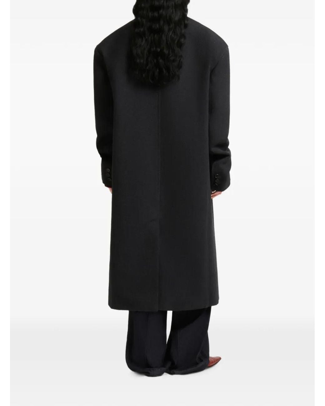 Marni Tweed Oversized Jas in het Black