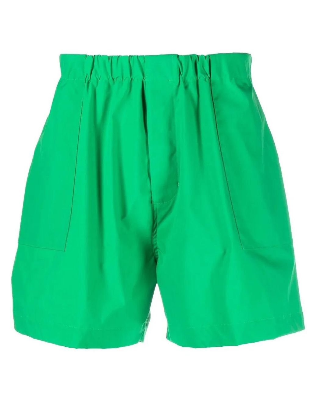 Mackintosh Green Captain Elasticated Waistband Shorts for men
