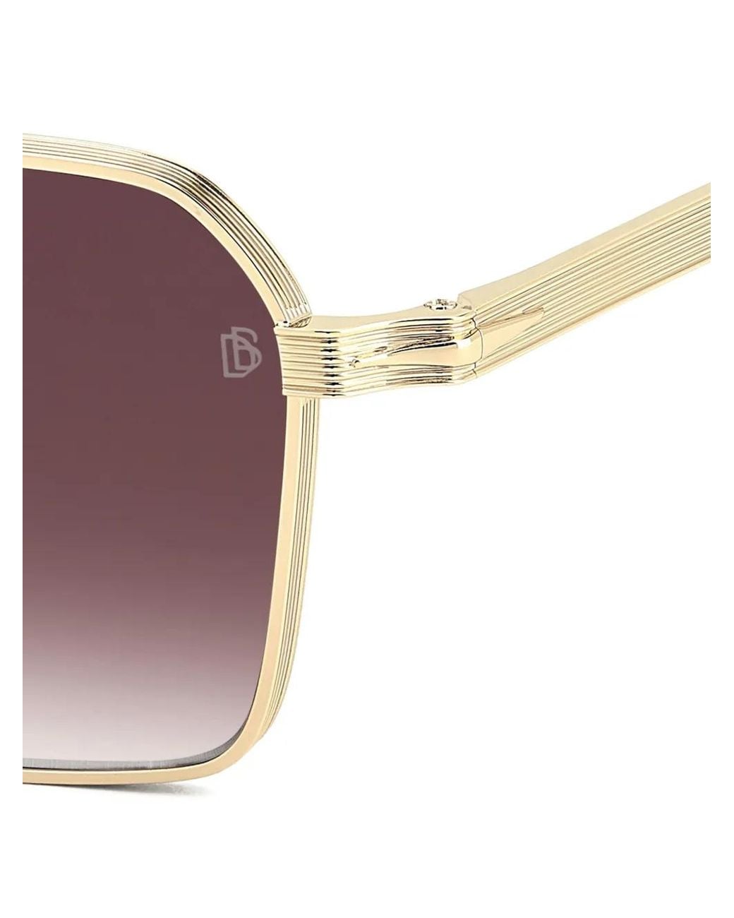David Beckham Purple Geometric-Frame Sunglasses for men