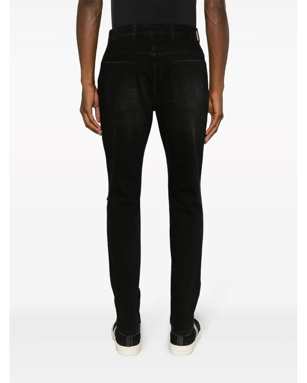 Represent R1 Destroyer Skinny Jeans in het Black voor heren