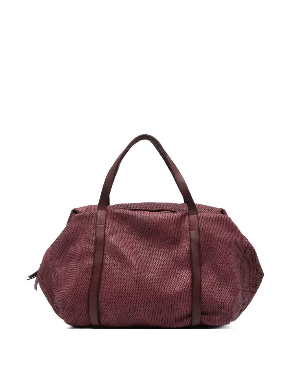 SOMMET Purple Medium Petalino Laser-Cut Shoulder Bag