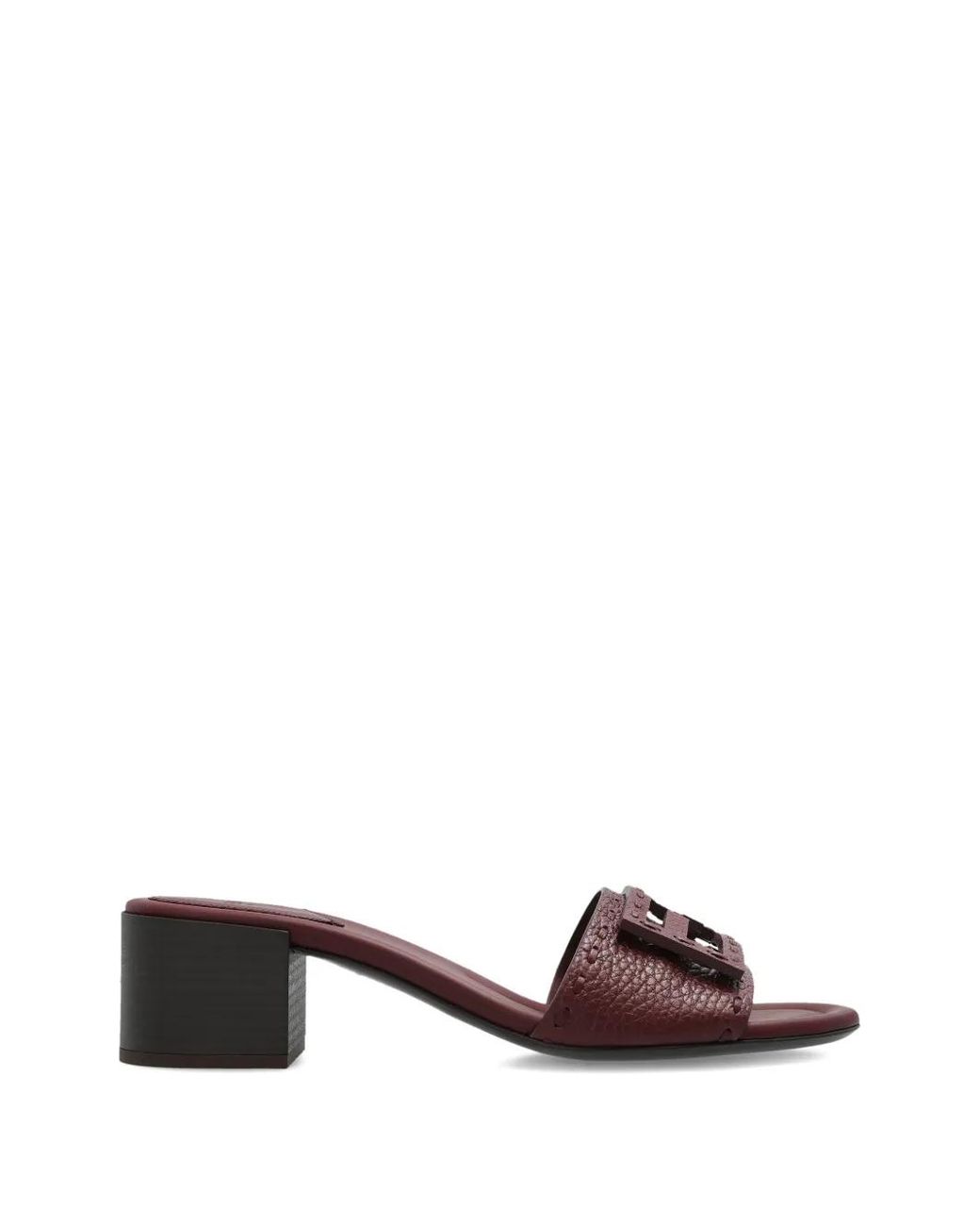 Fendi Red Tube Sandals