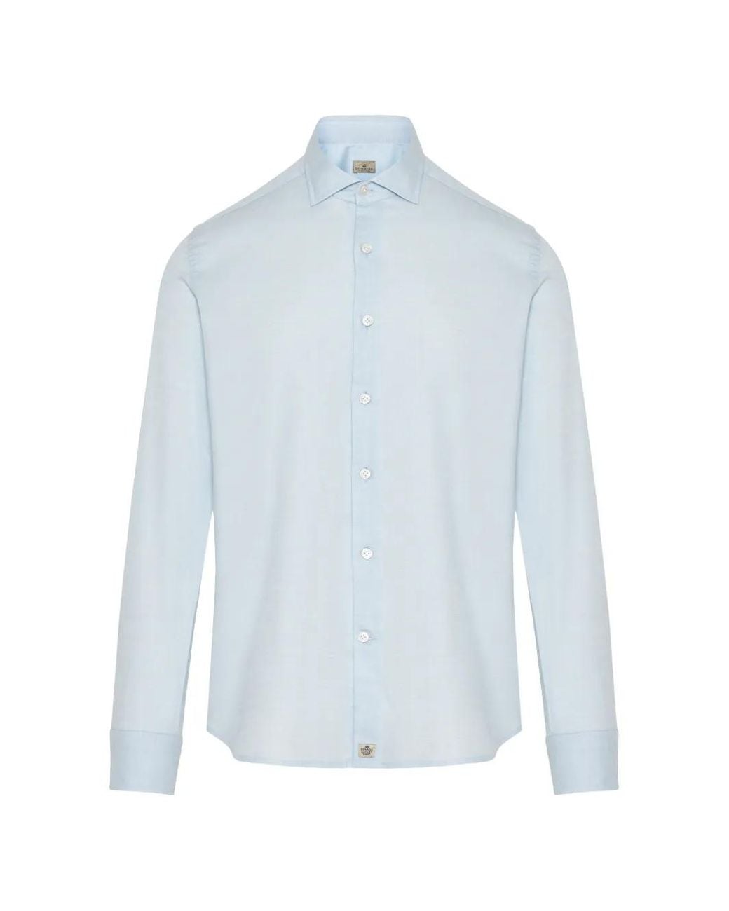 Sonrisa Blue Spread-Collar Long-Sleeve Shirt for men