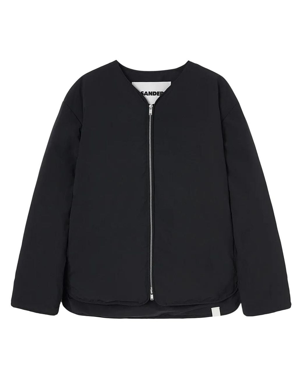 Jil Sander Black Zip-Up Jacket for men