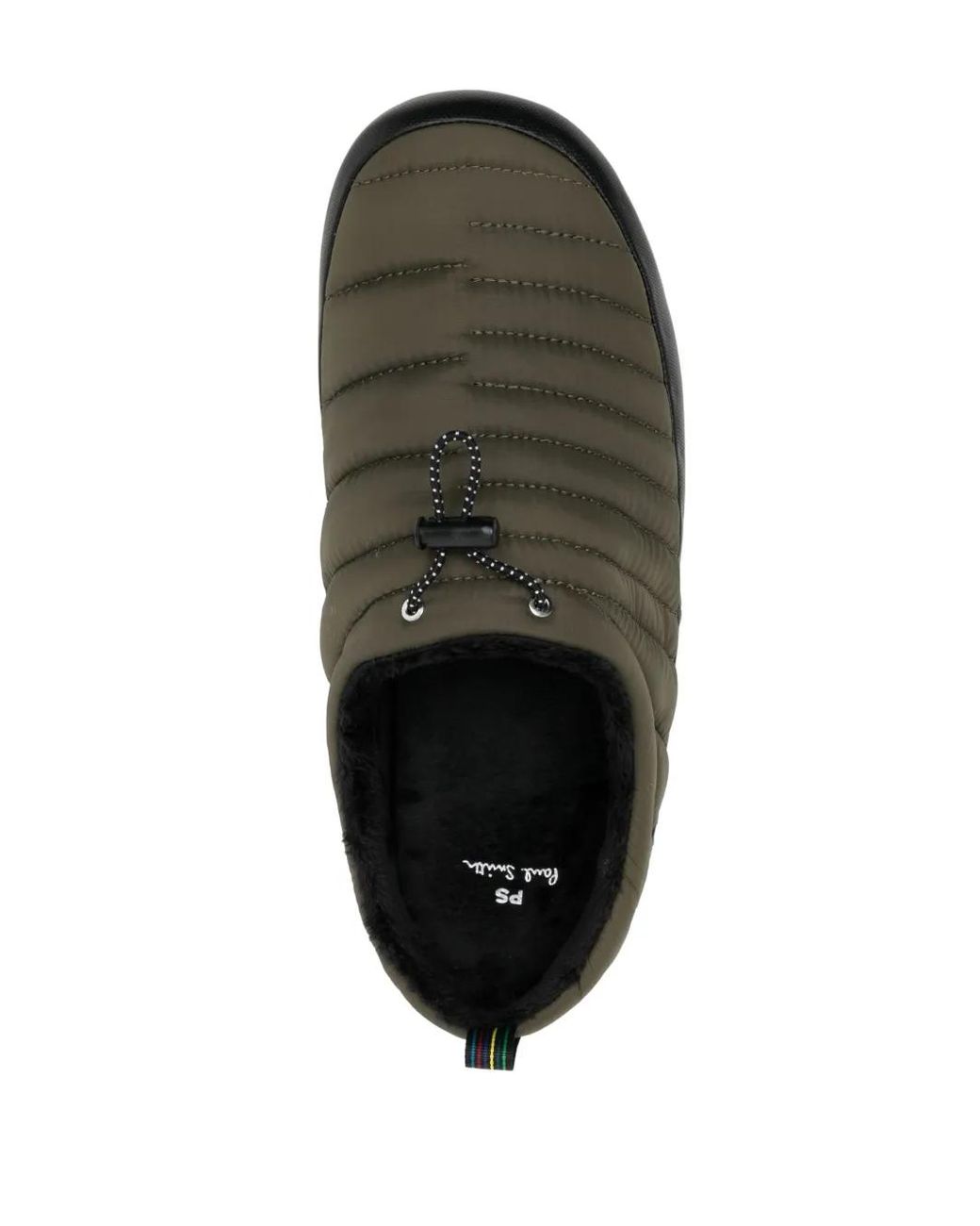 Paul Smith Brown Larsen Quilted Mule Slippers for men