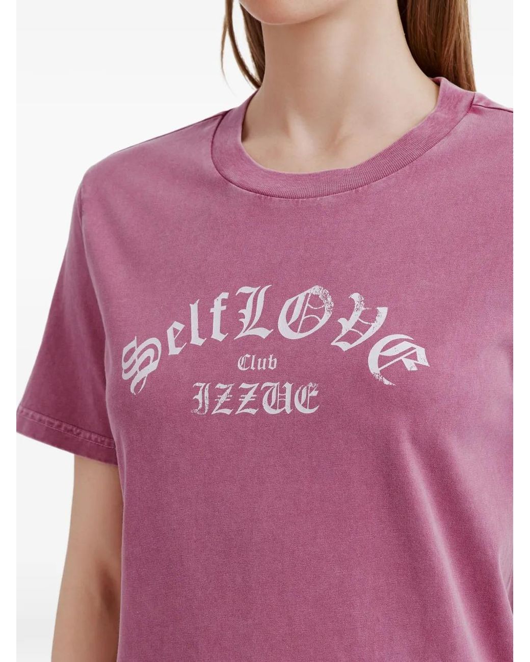 Izzue Purple Graphic T-Shirt