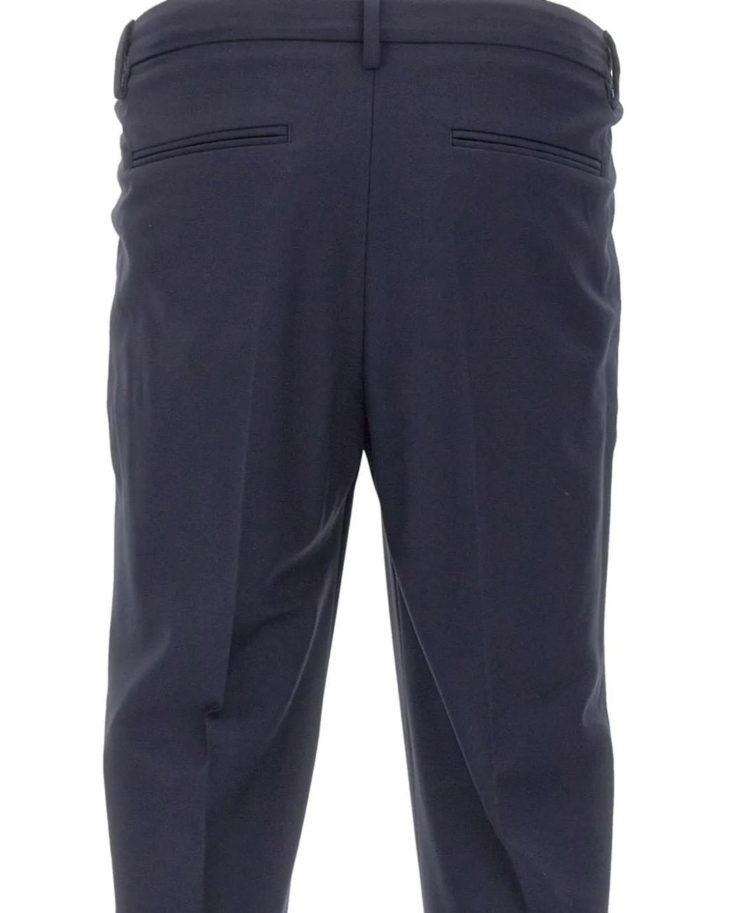 Pantalones con botones Devore de hombre de color Blue