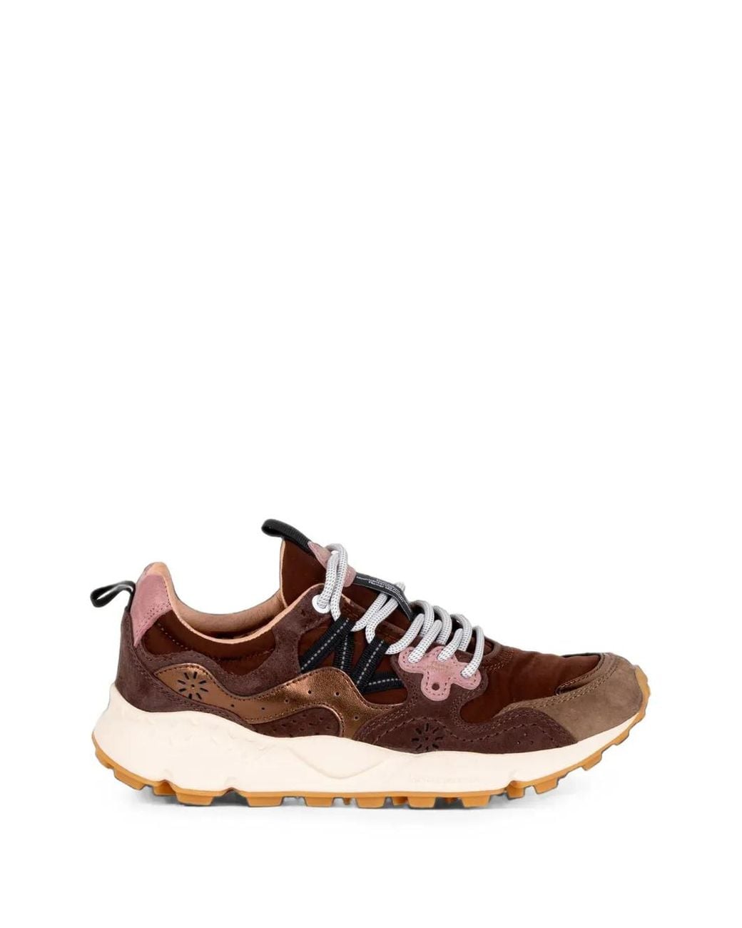 Flower Mountain Brown Yamano 3 Sneakers