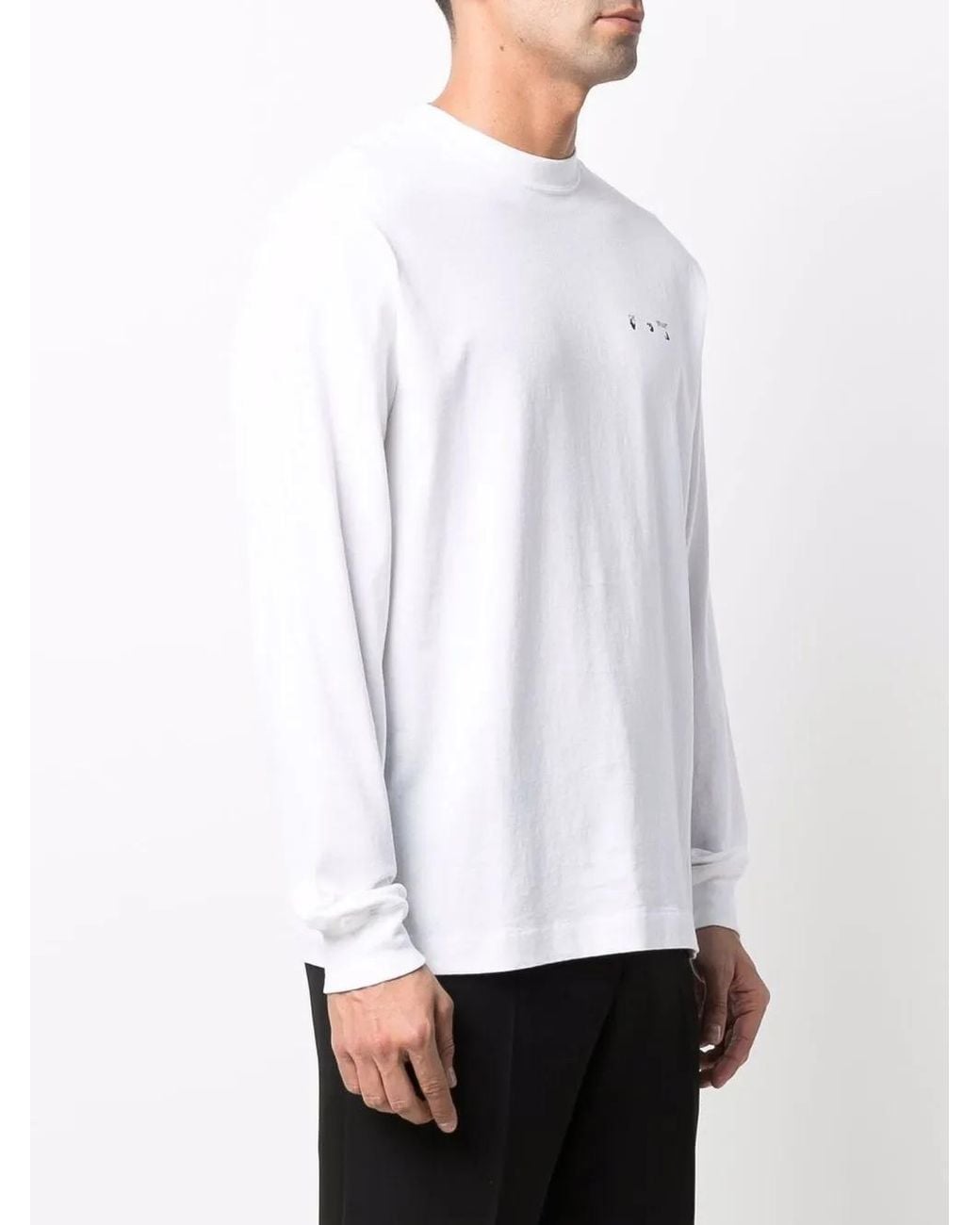 Off-White c/o Virgil Abloh White Caravaggio Paint Skate T-Shirt for men