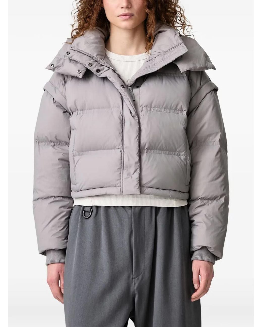 WRSTBHVR Gray Kiana Puffer Jacket