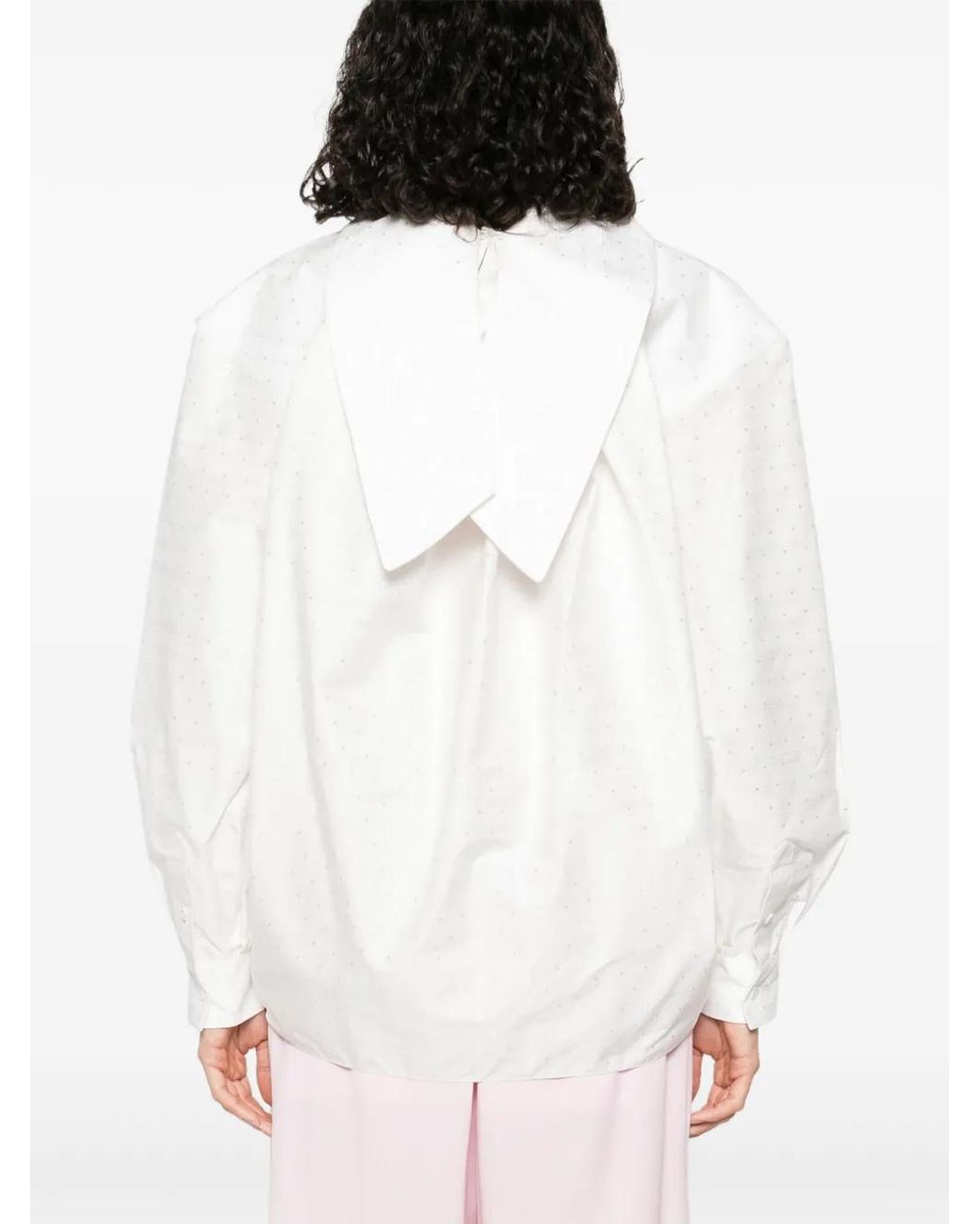 Marni White Cotton Blouse