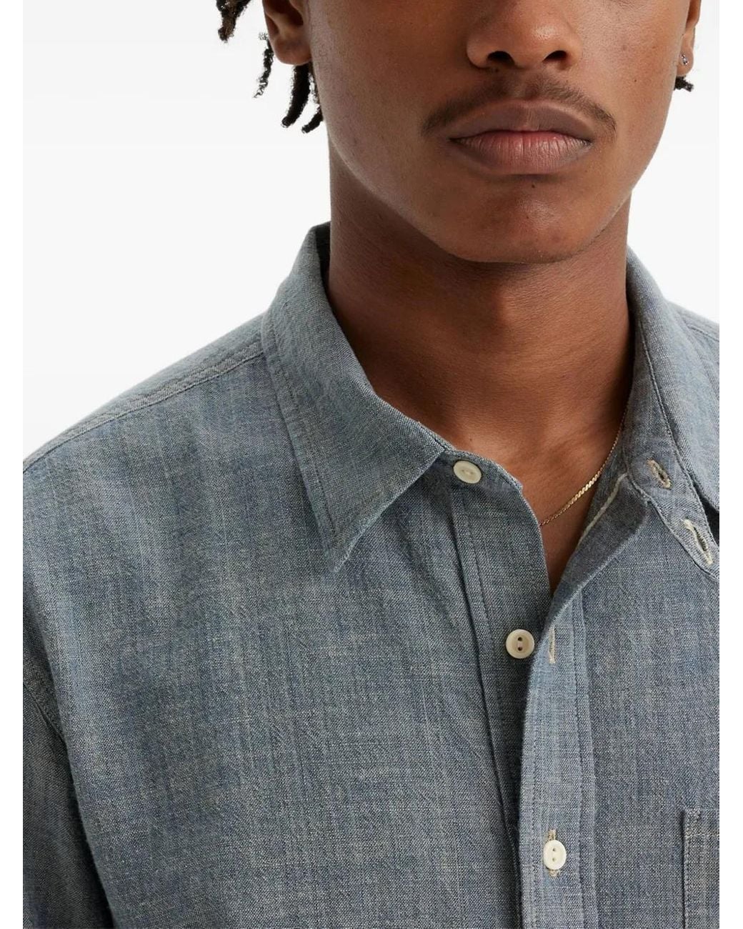 Levi's Gray Patch-Pocket Shirt for men