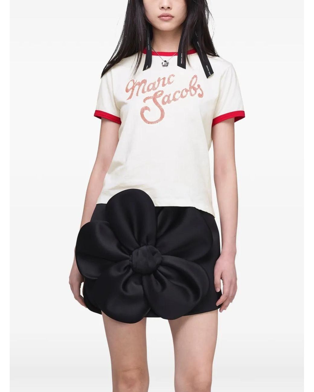 Marc Jacobs Pink Logo-Print T-Shirt