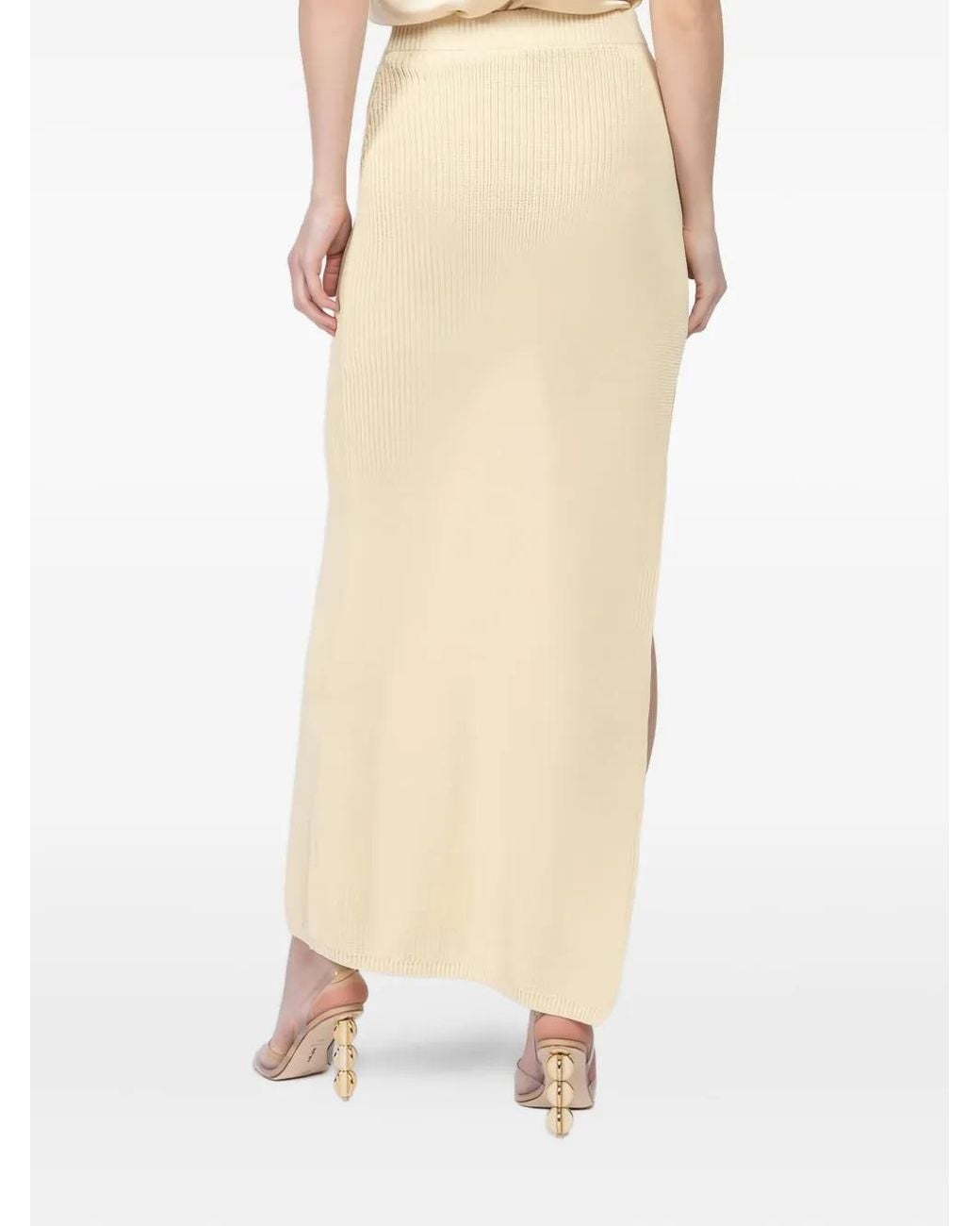 AYA MUSE Natural Asymmetric Skirt