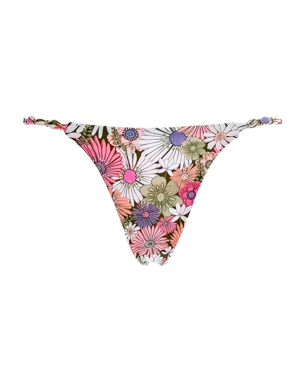Agua Bendita Pink Dakota Bikini Bottoms