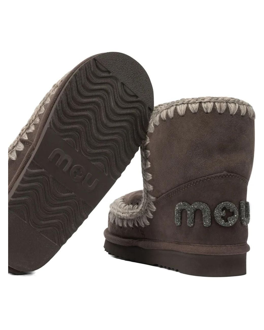 Mou Brown Eskimó 18 Suede Ankle Boots