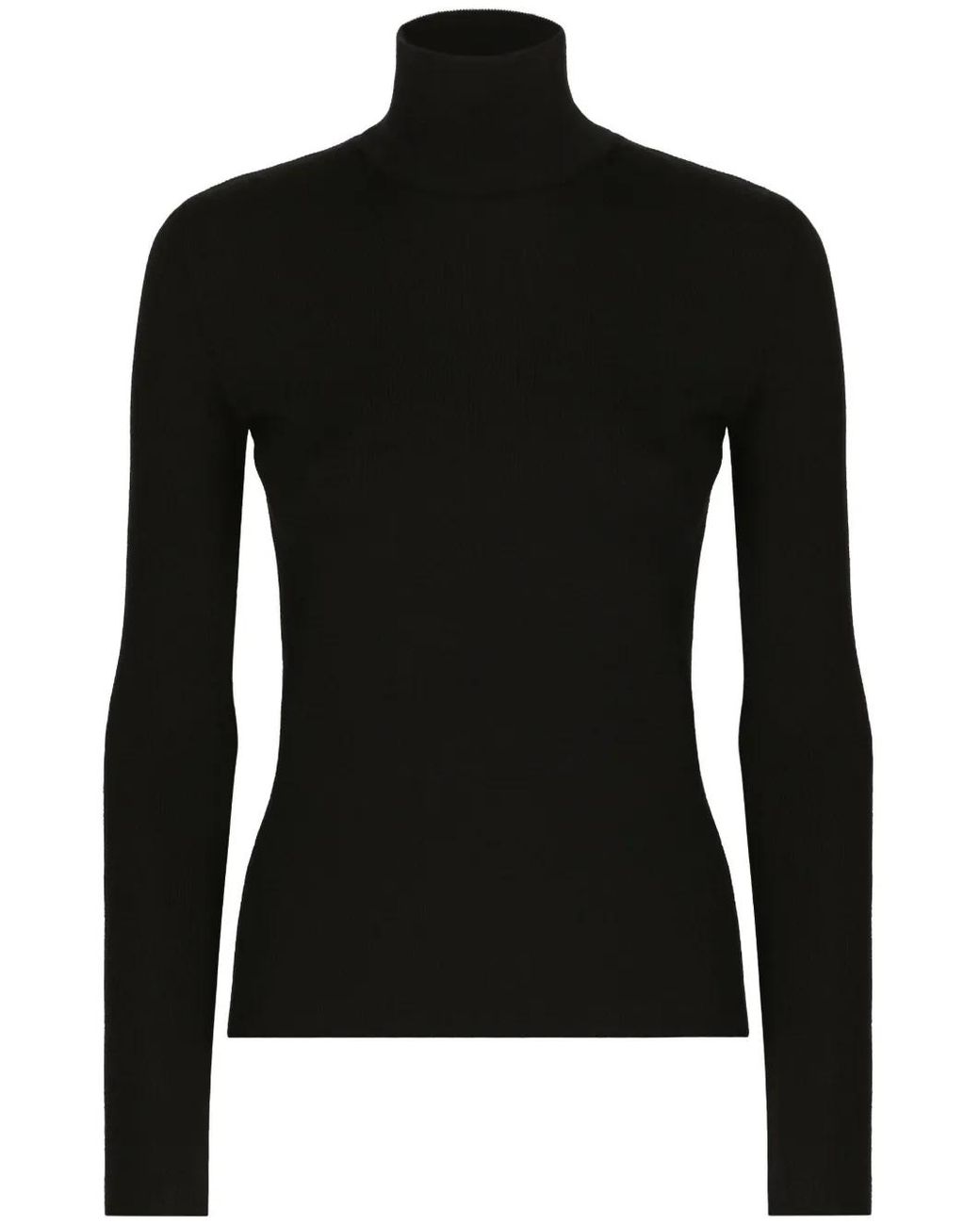 Dolce & Gabbana Black High Neck Pullover